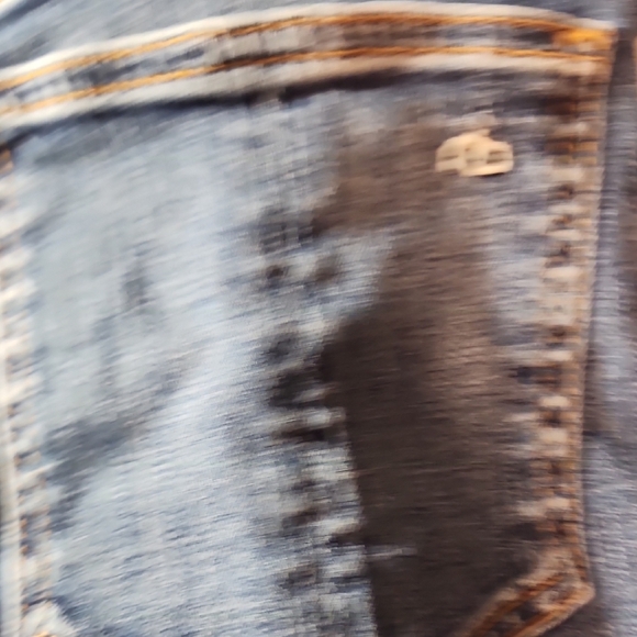 Rag & Bone Trending Skinny Blue Jeans with Authentic Distressed Look In Size 26 - Picture 7 of 9